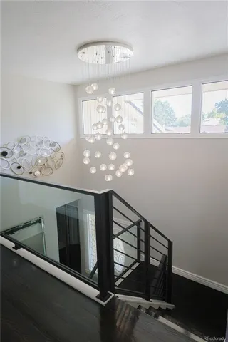 a view of a livingroom with furniture