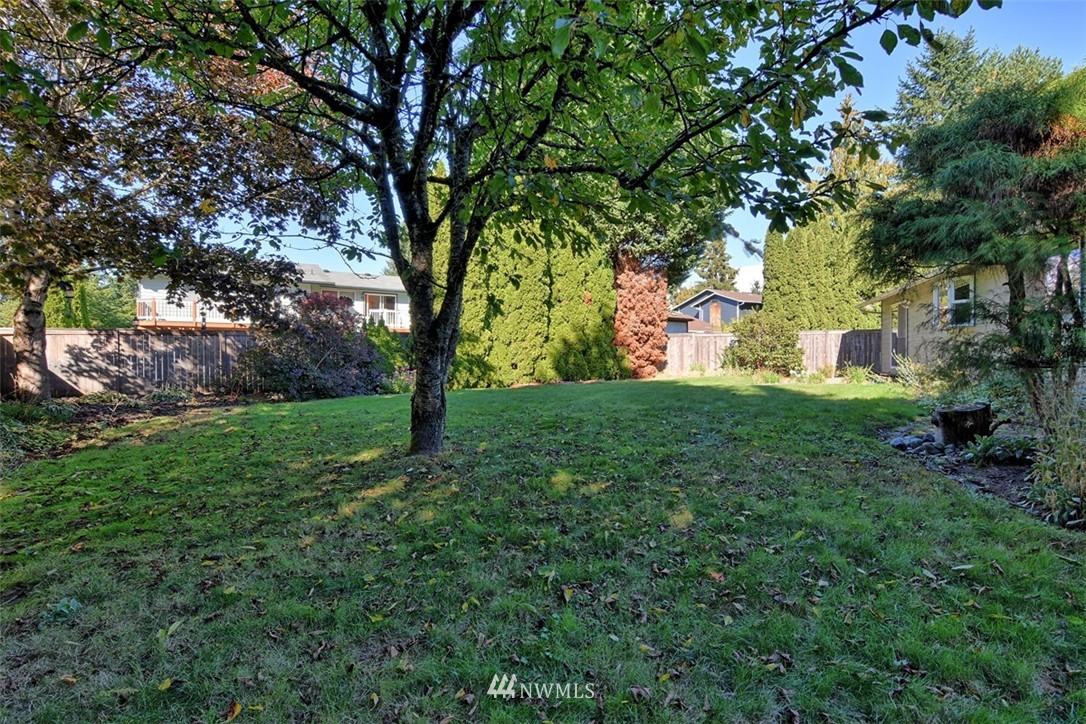 2417 171st Street Southeast Bothell, WA 98012 - Photo 17 of 18 a view of a backyard with large trees