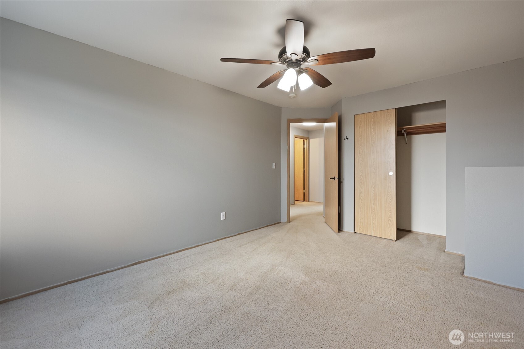 9826 Greenleaf Loop Southeast Yelm, WA 98597 - Photo 25 of 36 a view of an empty room and chandelier fan