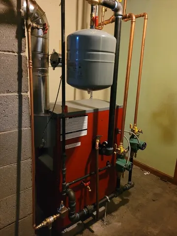 a view of water heater room