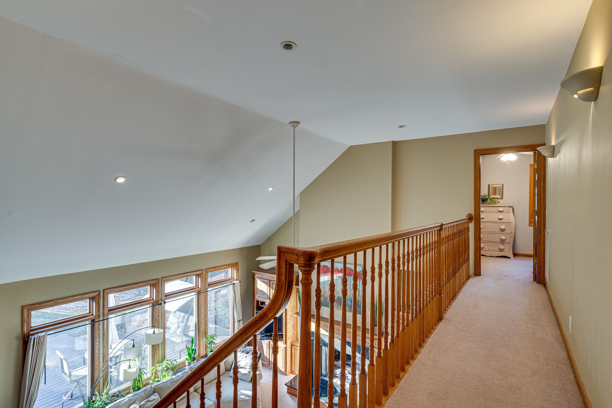 1823 Fortner Road Dickson, TN 37055 - Photo 18 of 55 a view of a hallway with wooden floor and staircase