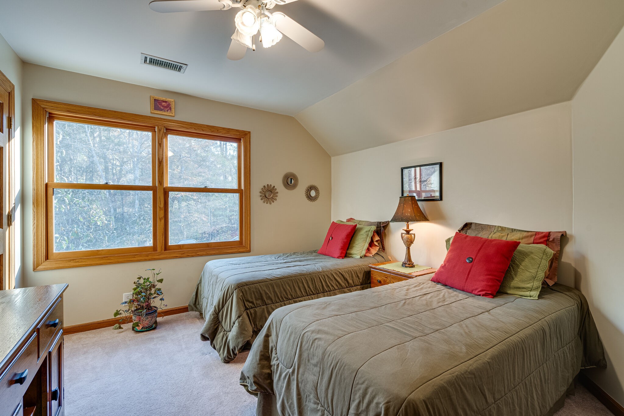 1823 Fortner Road Dickson, TN 37055 - Photo 19 of 55 a bedroom with two beds and a window