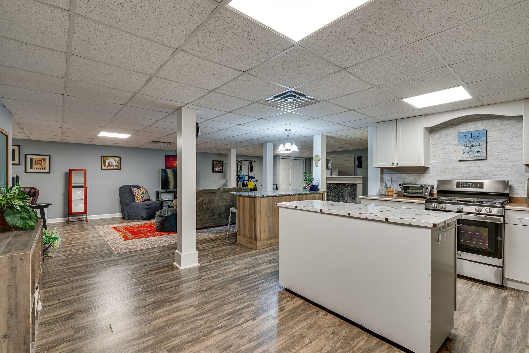 1823 Fortner Road Dickson, TN 37055 - Photo 29 of 55 a living room with furniture and kitchen view