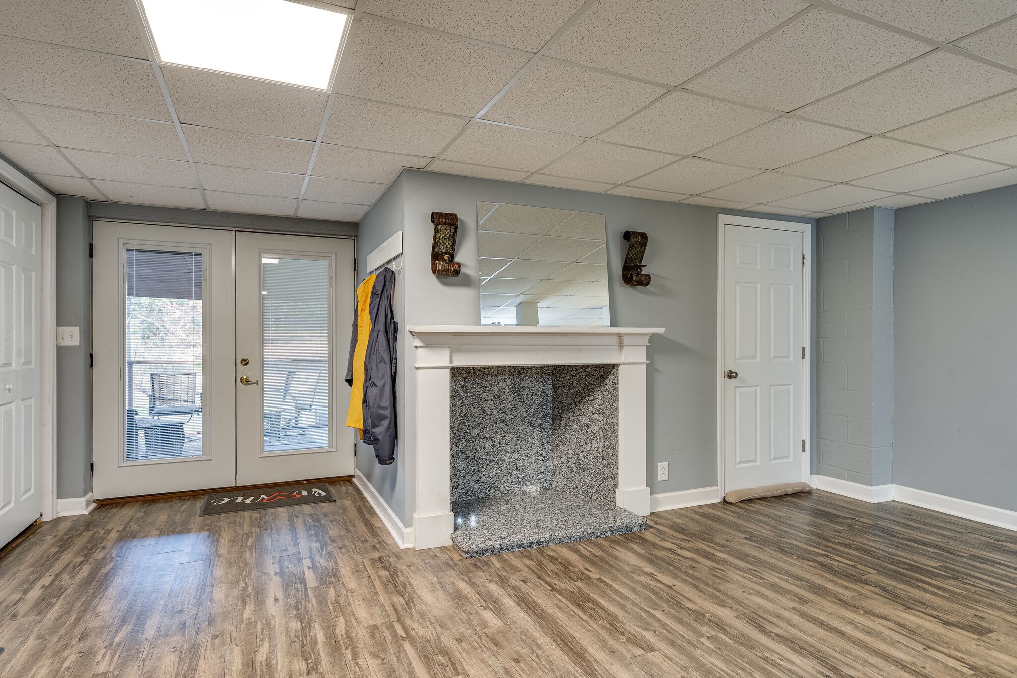 1823 Fortner Road Dickson, TN 37055 - Photo 33 of 55 a view of empty room with wooden floor and fireplace