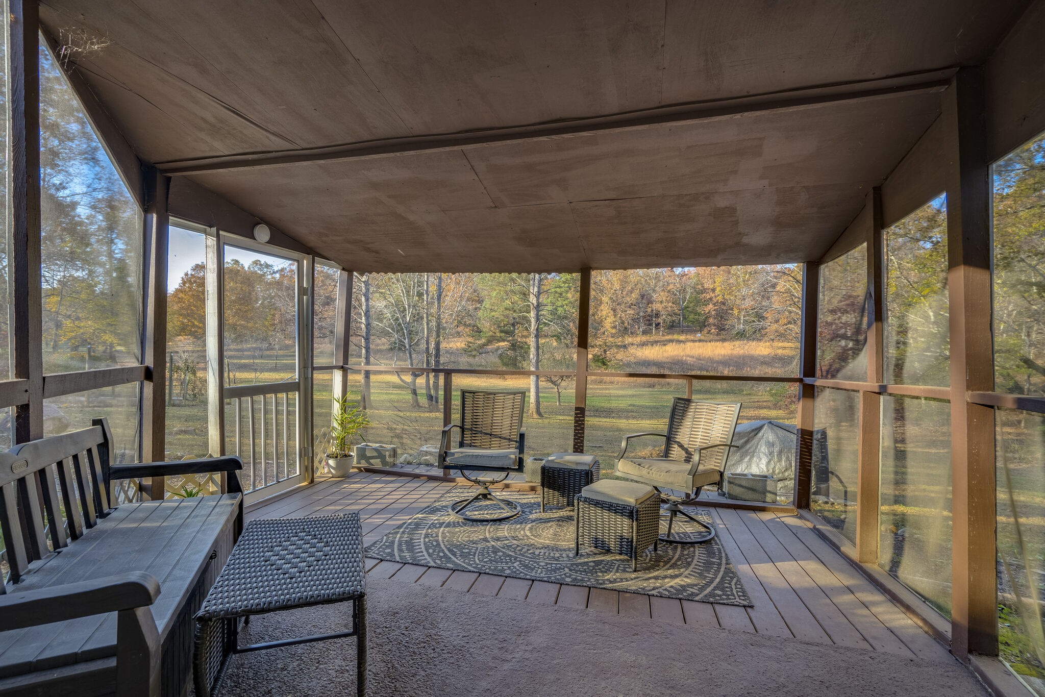 1823 Fortner Road Dickson, TN 37055 - Photo 35 of 55 a living room with furniture and a floor to ceiling window