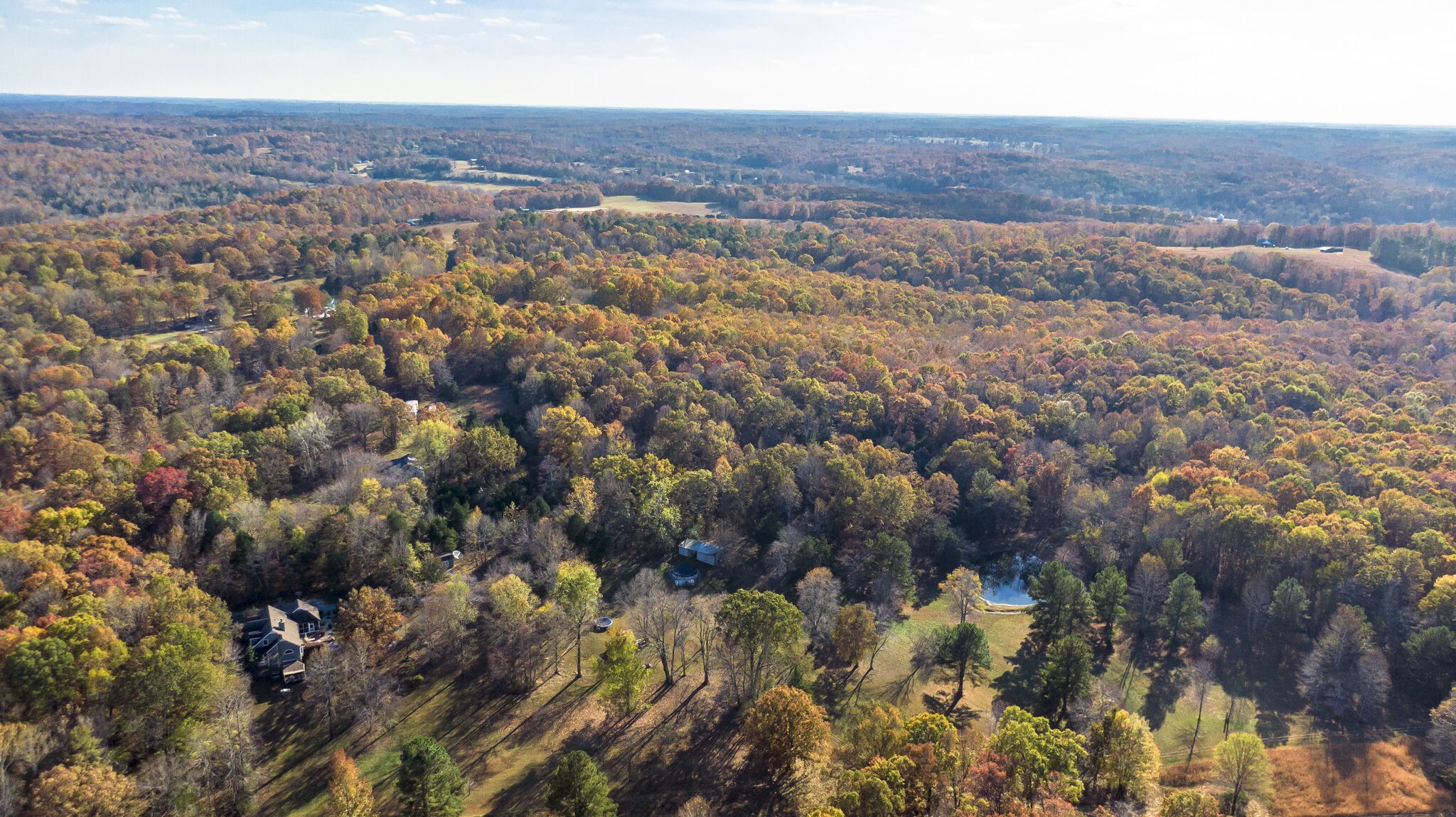 1823 Fortner Road Dickson, TN 37055 - Photo 54 of 55 an aerial view of residential house and green space