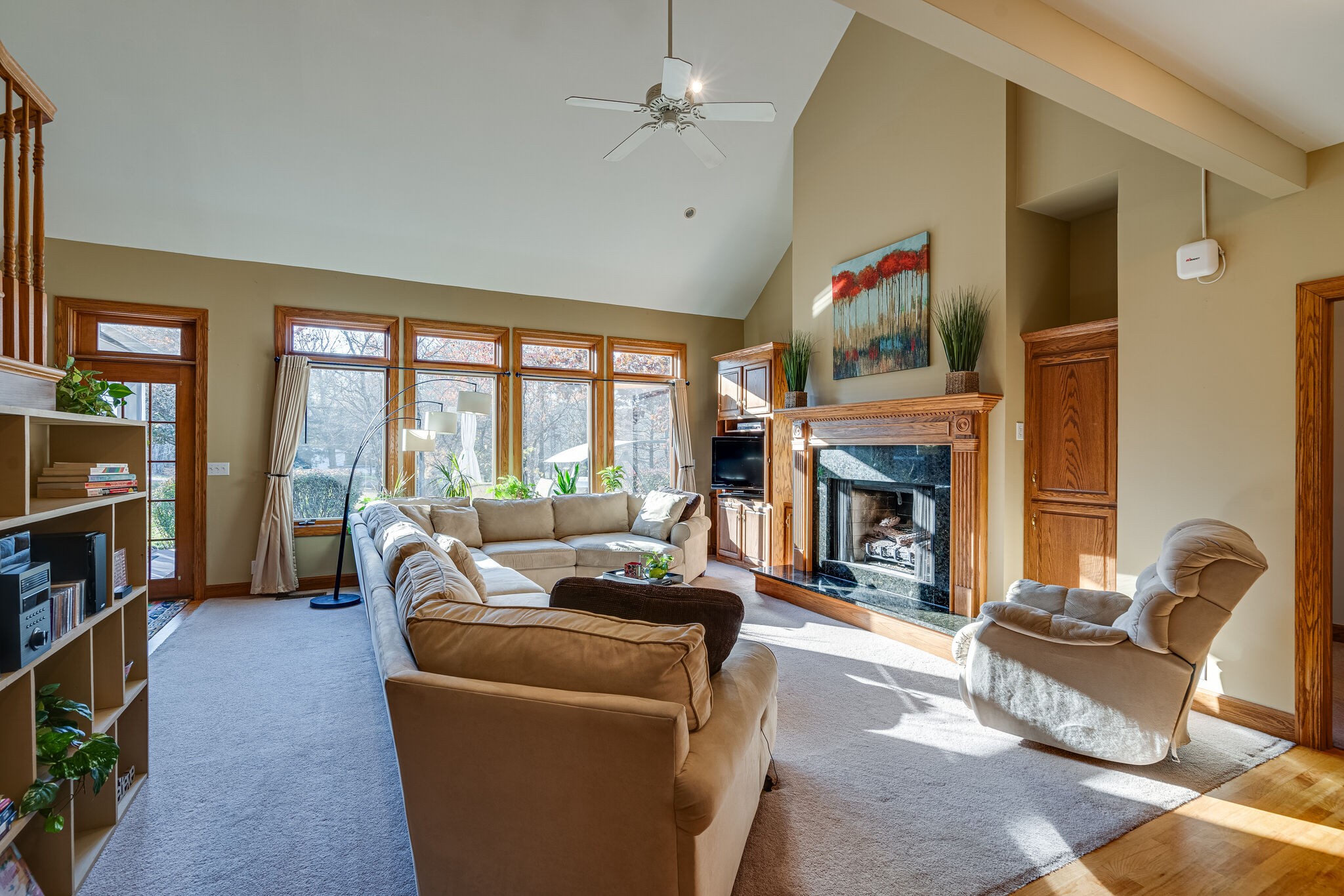 1823 Fortner Road Dickson, TN 37055 - Photo 8 of 55 a living room with furniture and a fireplace