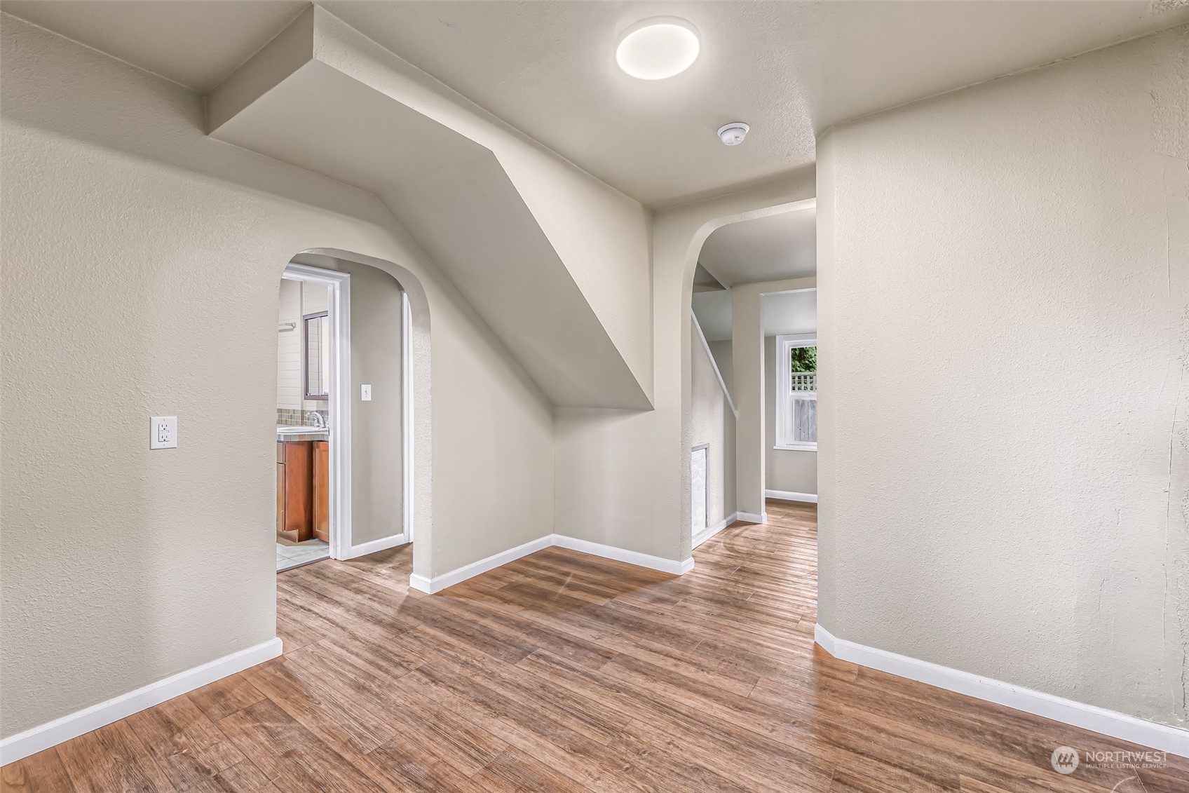 1102 Nevada Street Bellingham, WA 98229 - Photo 20 of 40 a view of a hallway with wooden floor
