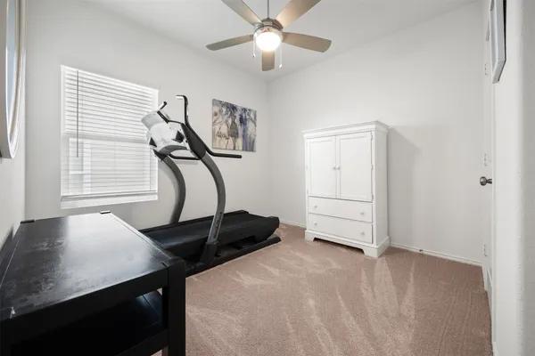 a view of workspace with furniture