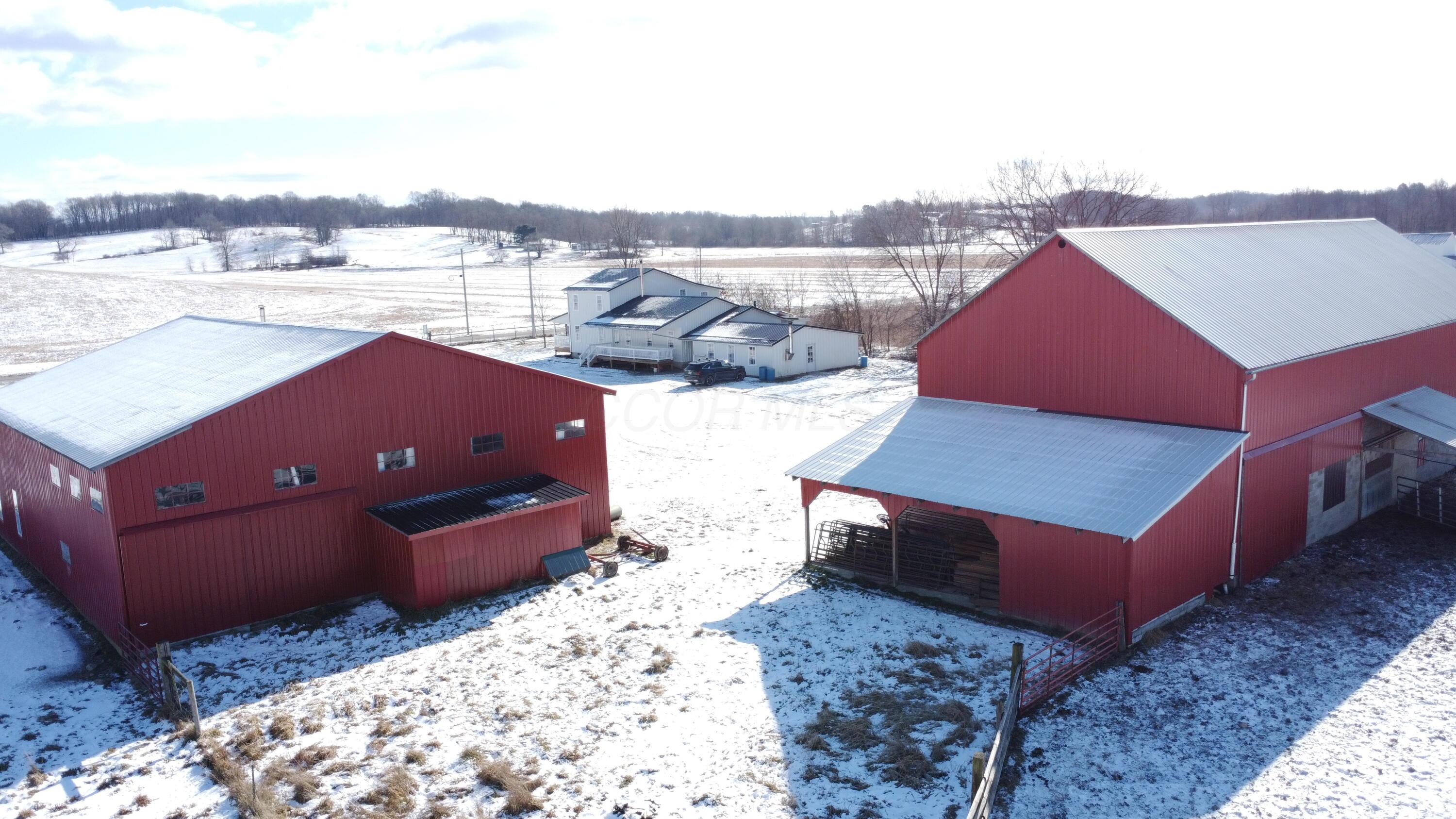 623 Flag Dale Road South Junction City, OH 43748 - Photo 3 of 27 Back of Barns
