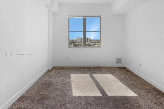 a view of balcony and yard