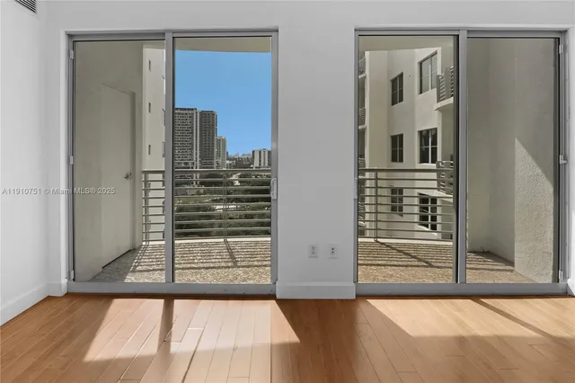 a view of front door