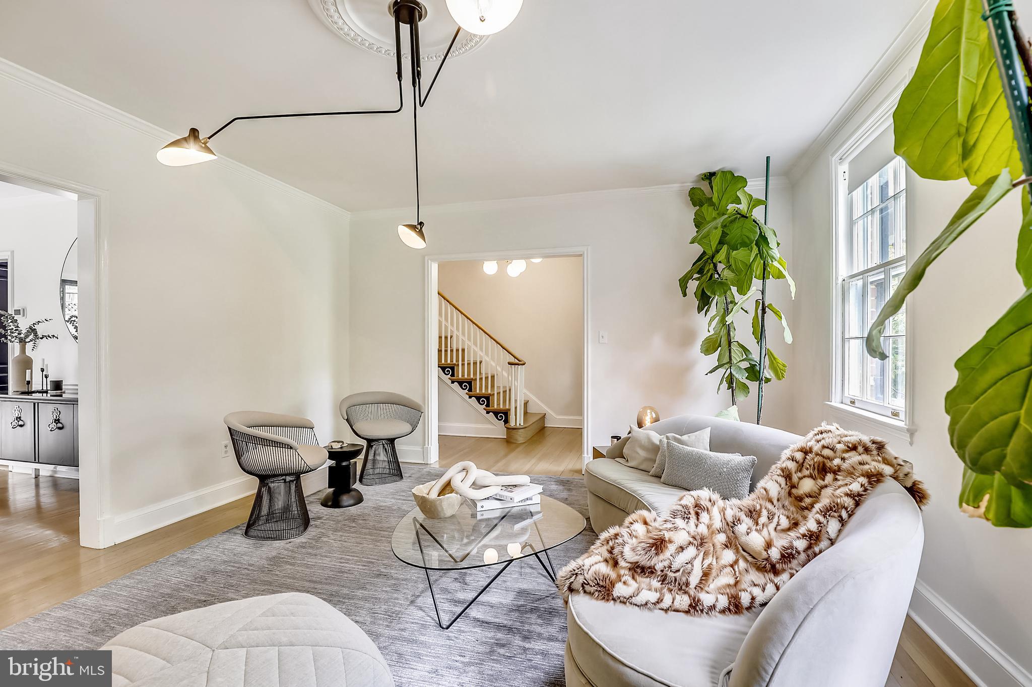 7704 Chatham Road Chevy Chase, MD 20815 - Photo 6 of 43 The light fixture is just stunning