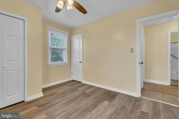 wooden floor in an empty room