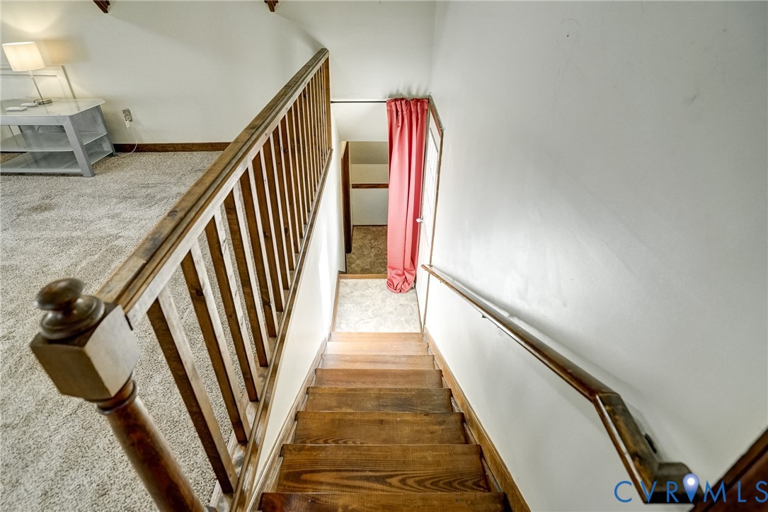 1253 Cardwell Road Crozier, VA 23039 - Photo 39 of 50 a view of a staircase