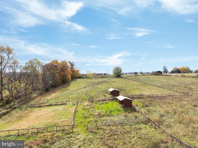a view of an outdoor space and mountain view