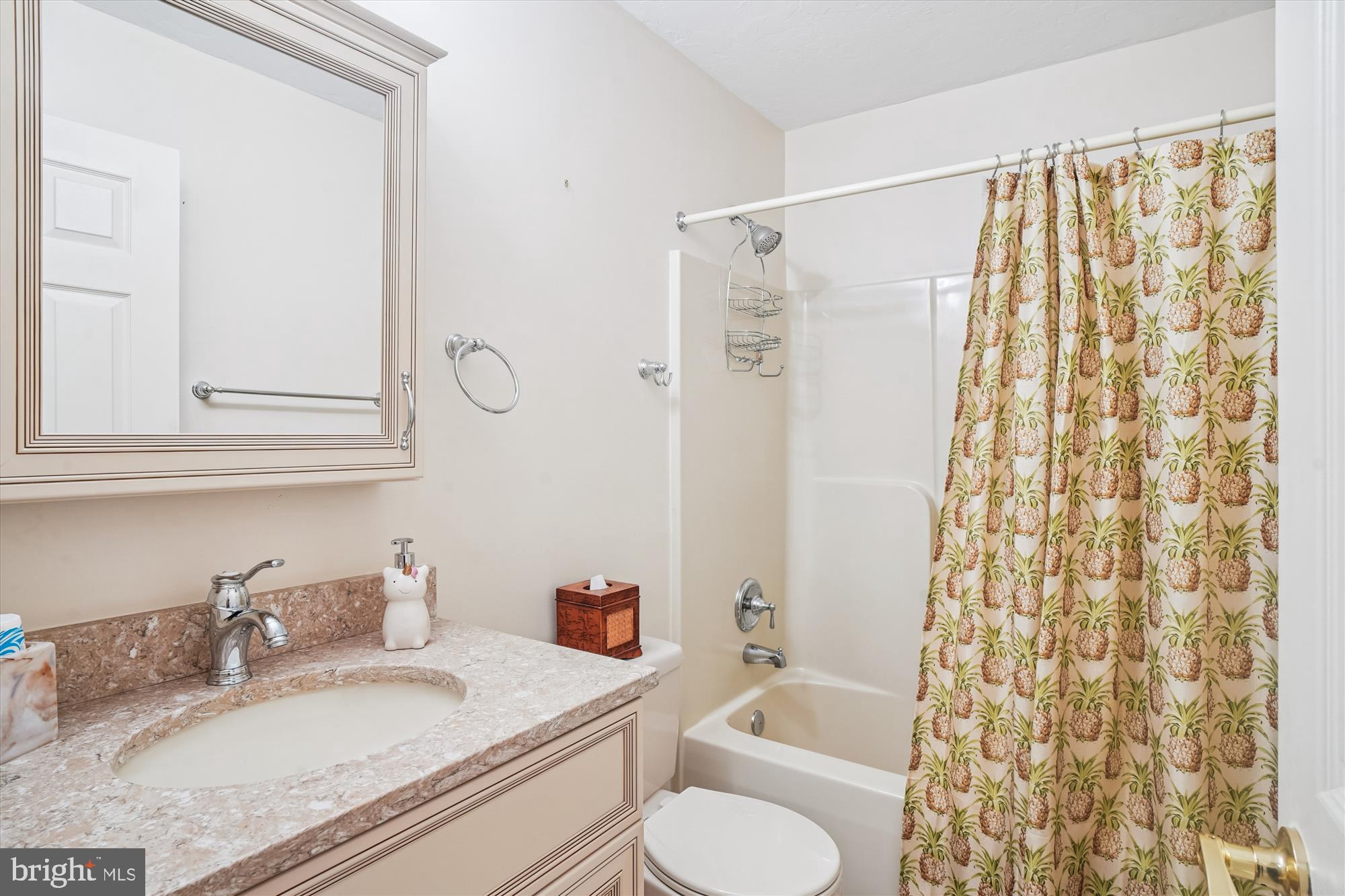 191 Marion Road Westminster, MD 21157 - Photo 19 of 38 a bathroom with a granite countertop sink and a mirror