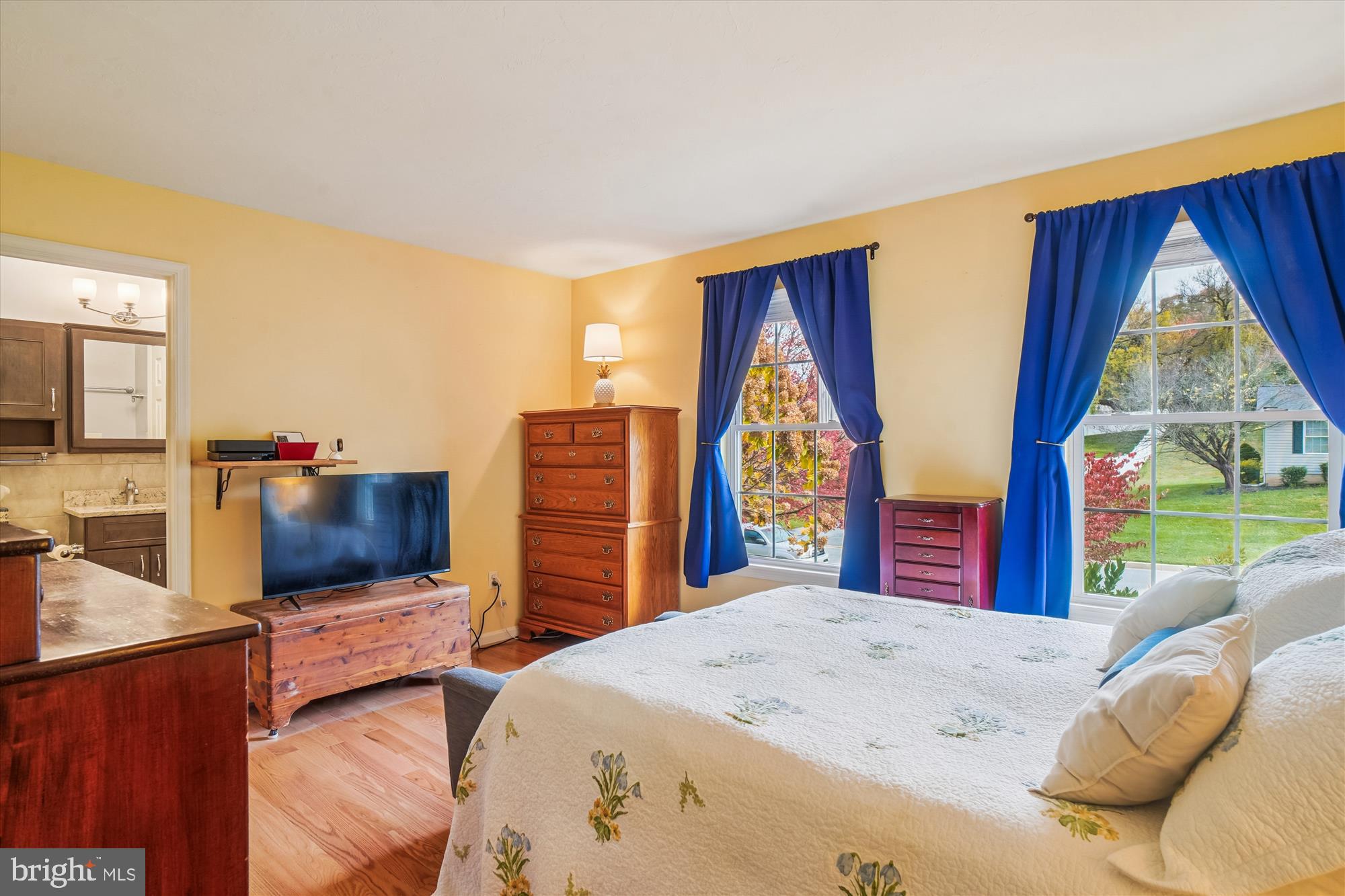 191 Marion Road Westminster, MD 21157 - Photo 30 of 38 a bedroom with a bed and a flat screen tv