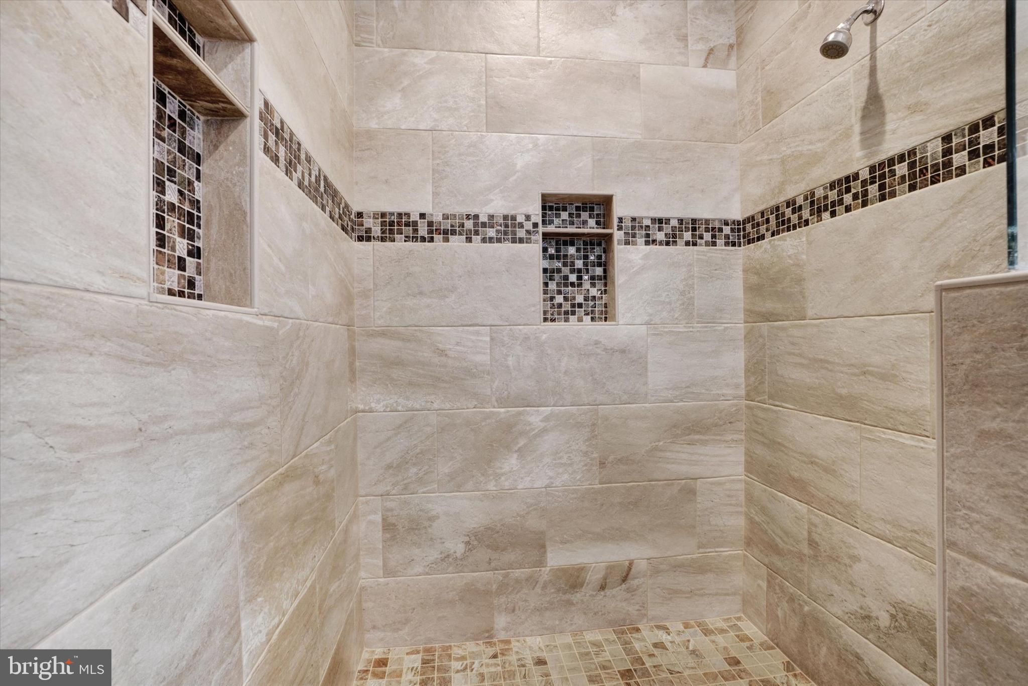 3833 Pleasant Valley Road York, PA 17406 - Photo 29 of 66 Travertine tile walk-in shower