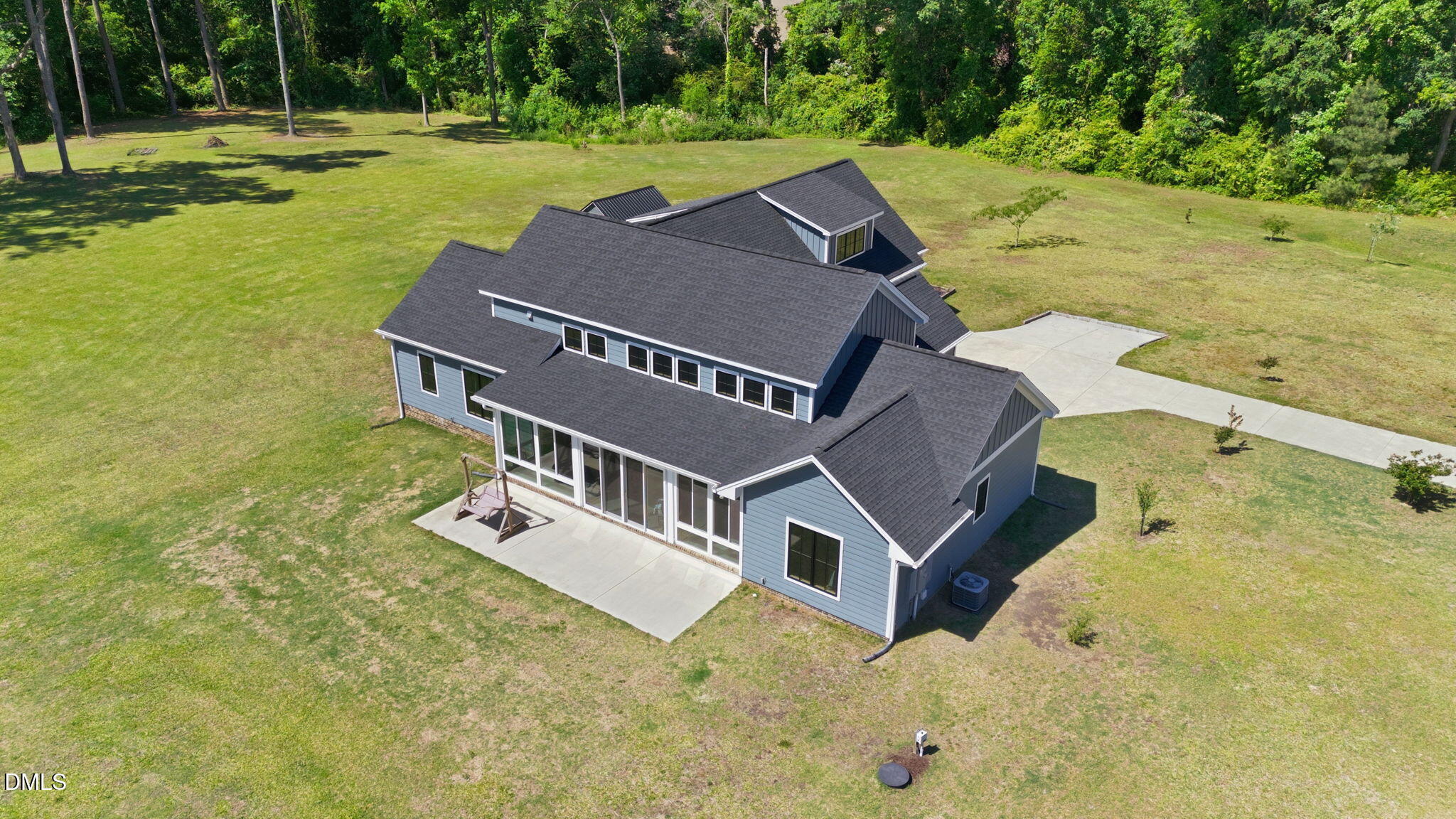 35 North Rippling Court Smithfield, NC 27577 - Photo 4 of 59 a aerial view of a house with a big yard