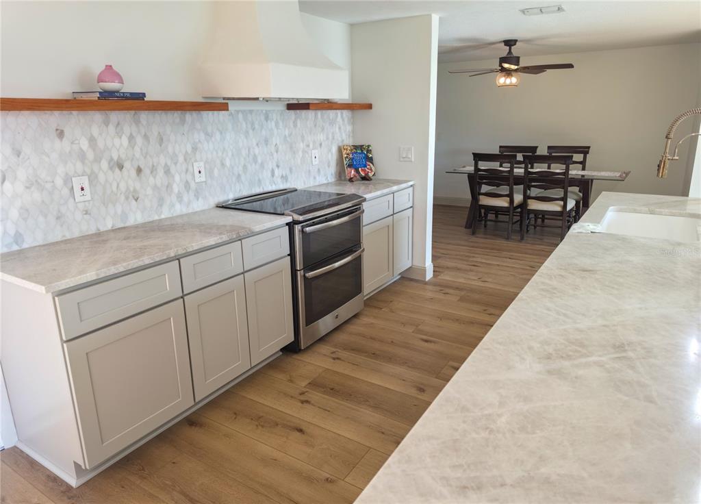 505 Red Mangrove Lane Apollo Beach, FL 33572 - Photo 8 of 24 a kitchen that has a sink and a stove in it