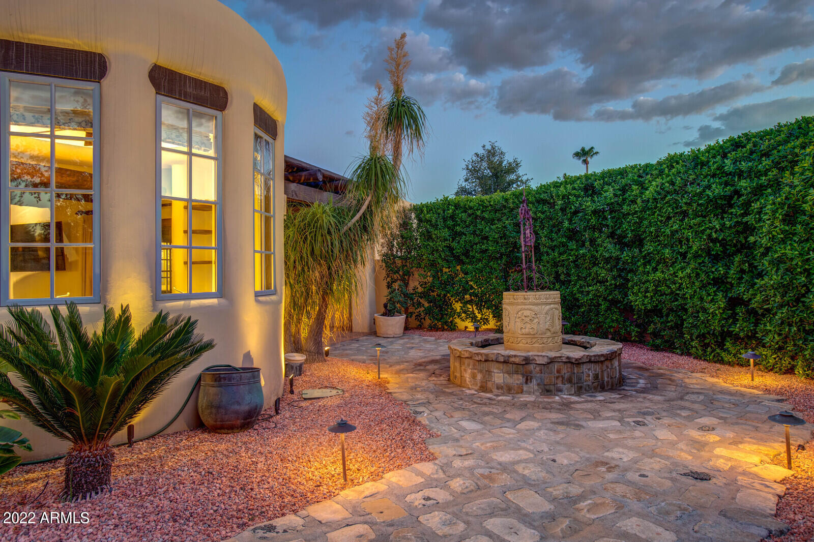 6100 East Doubletree Ranch Road Paradise Valley, AZ 85253 - Photo 64 of 72 Fountain Off Primary Bedroom Patio