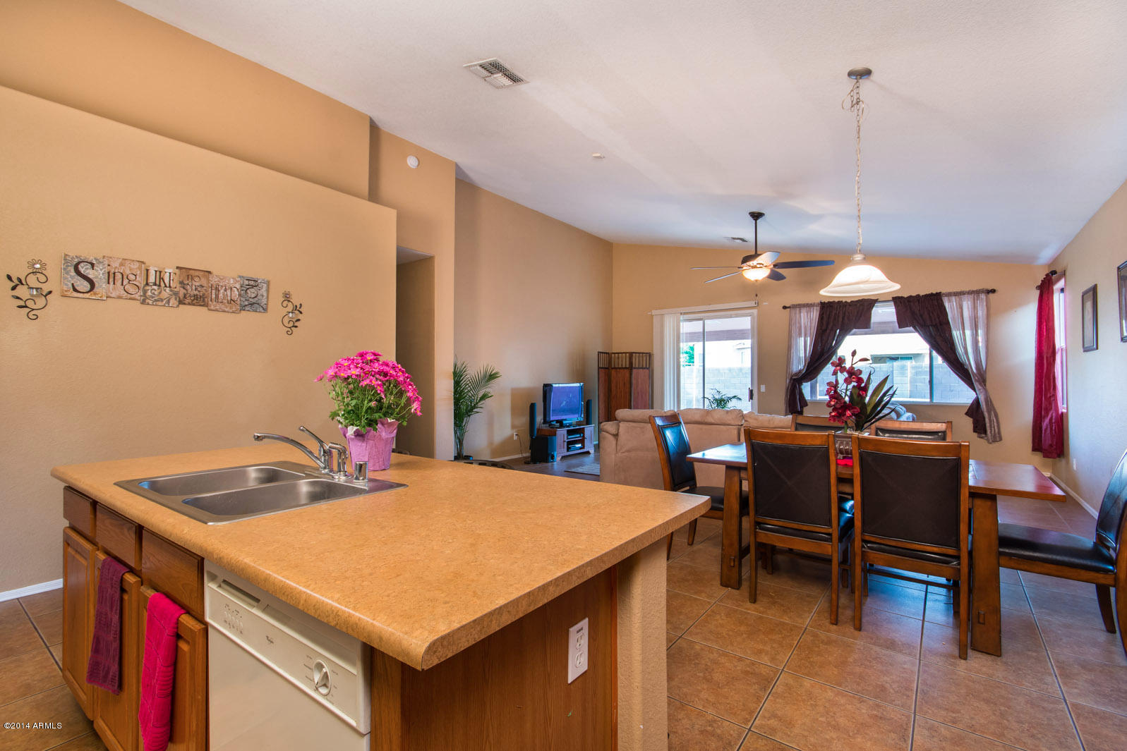 3221 West Shumway Farm Road Phoenix, AZ 85041 - Photo 10 of 32 Kitchen to dining area