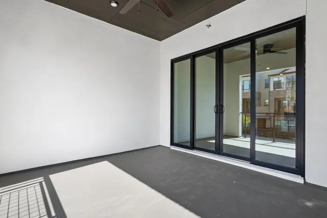 a view of a house with a balcony