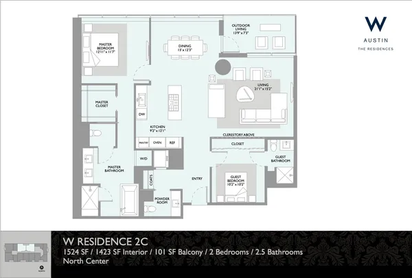 $6,995 | 210 Lavaca Street, Unit 1910, Austin, TX 78701