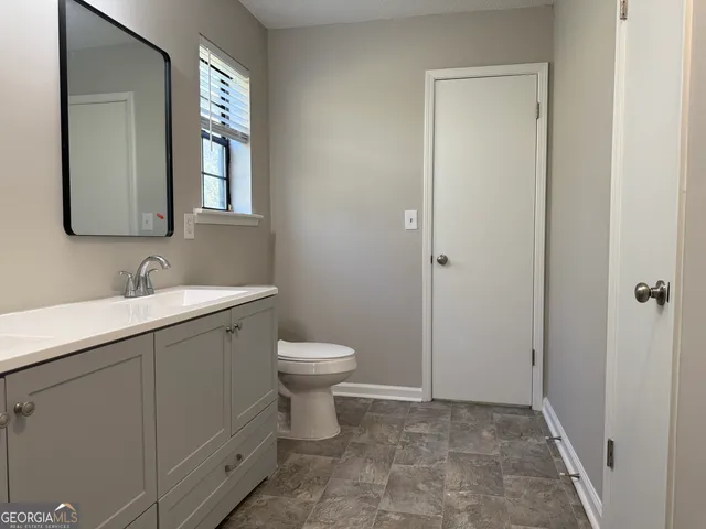 a bathroom with a sink