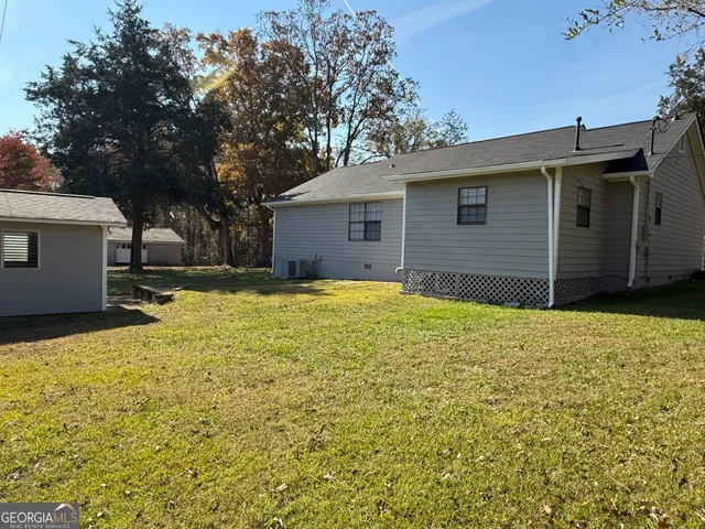 a view of outdoor space with trees