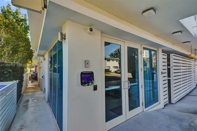 a view of a house with a hallway