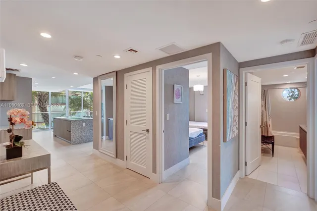 a living room with granite countertop furniture and a fireplace