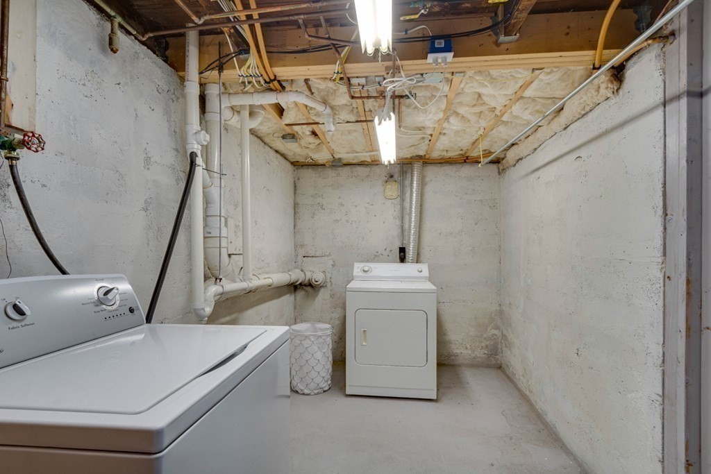 16 Milford Avenue Natick, MA 01760 - Photo 24 of 34 a utility room with a washer and dryer