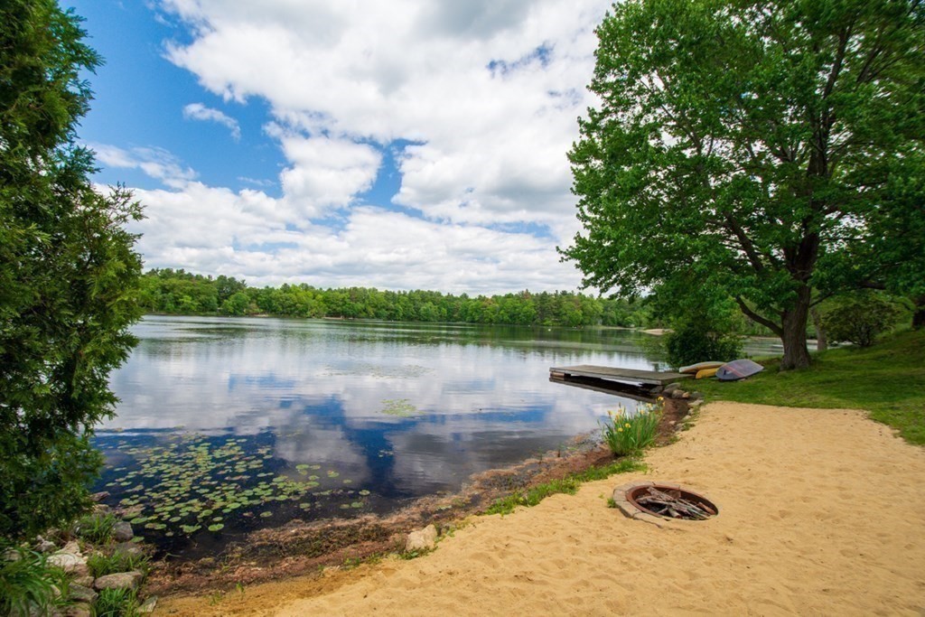 16 Milford Avenue Natick, MA 01760 - Photo 27 of 34 a view of a lake with a house in the background