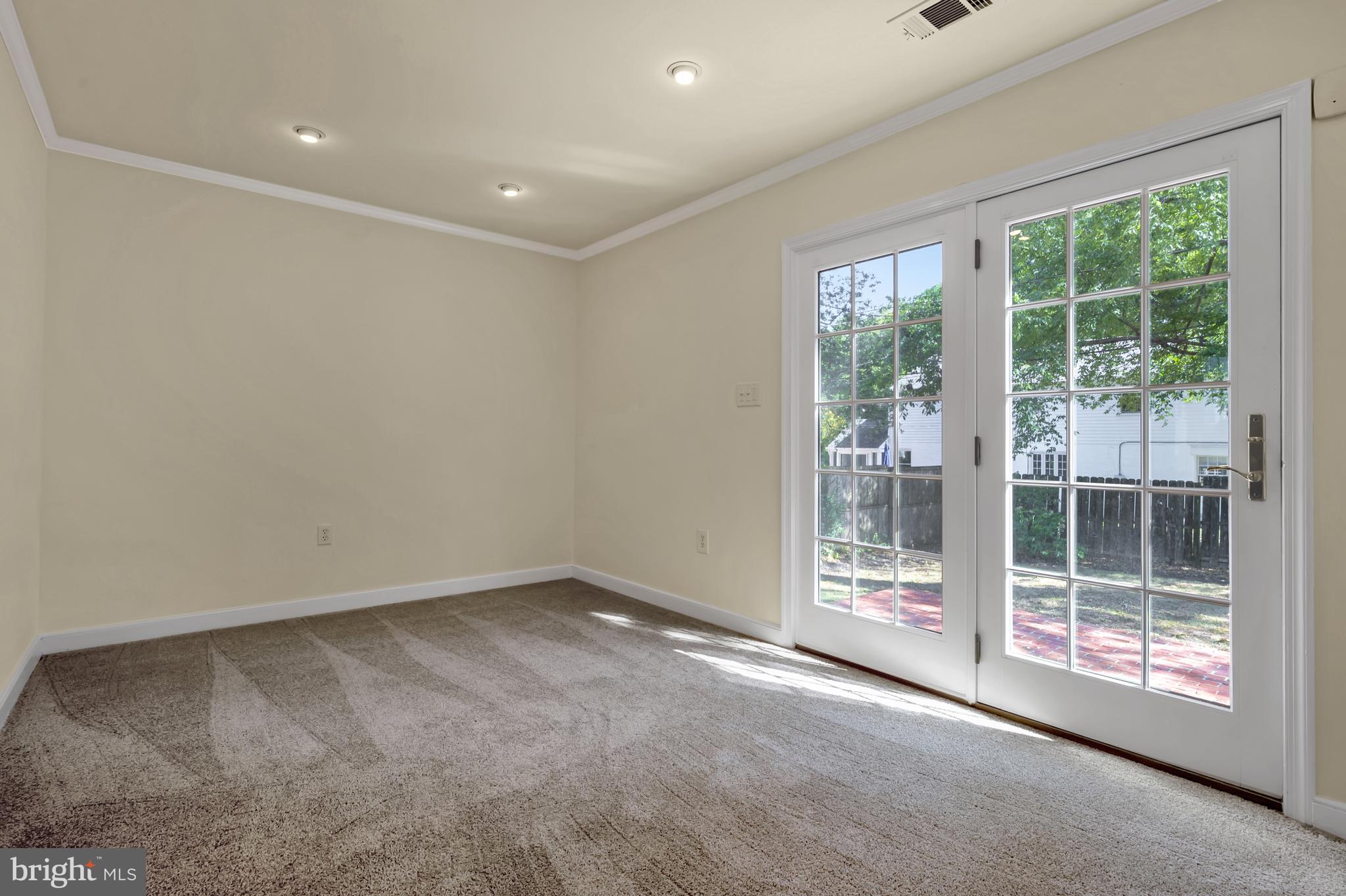 6 Hurst Road Wilmington, DE 19803 - Photo 11 of 19 Family Room with French Doors to Back Yard