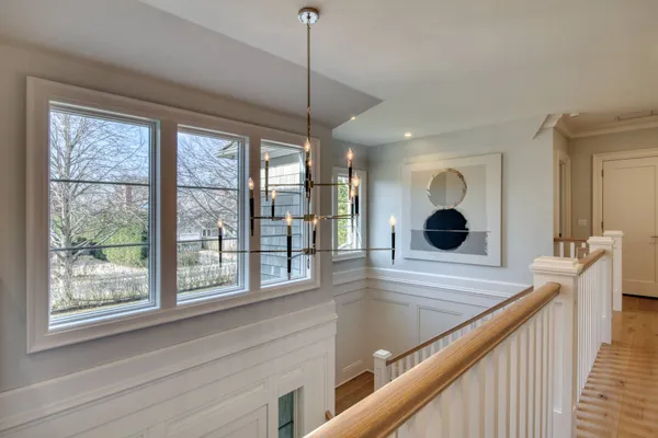 a view of a kitchen from a windows
