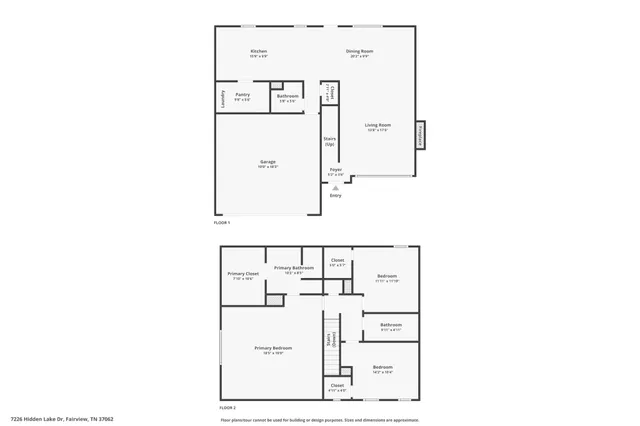 $469,900 | 7226 Hidden Lake Drive, Fairview, TN 37062