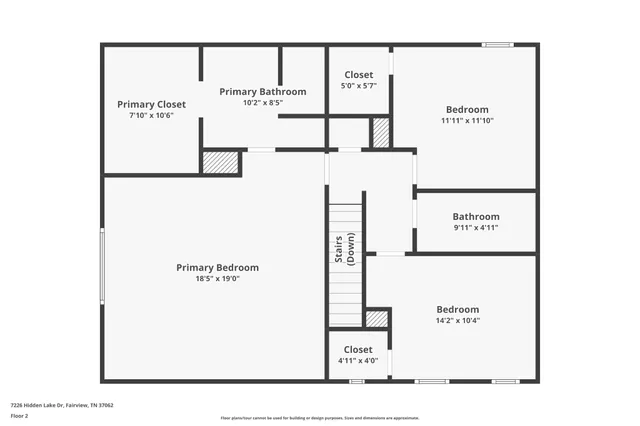 $469,900 | 7226 Hidden Lake Drive, Fairview, TN 37062
