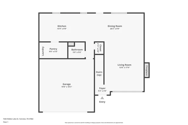 $469,900 | 7226 Hidden Lake Drive, Fairview, TN 37062