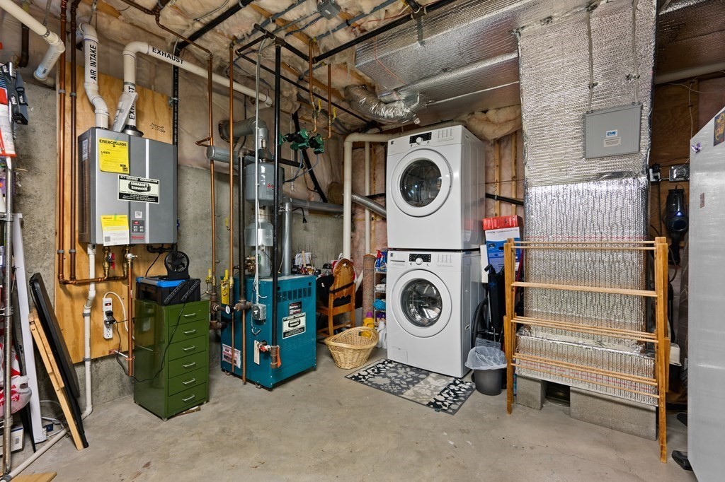 4 Mentas Circle Woburn, MA 01801 - Photo 34 of 41 a utility room with dryer and washer