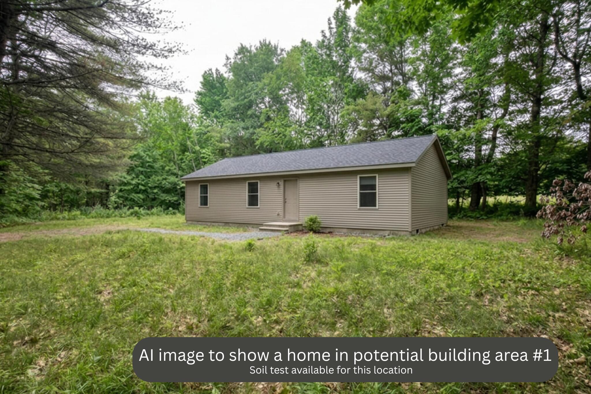 Lotr11-25c Hallowell Road Litchfield, ME 04350 - Photo 5 of 9 Potential Building Area #1 with Ai home