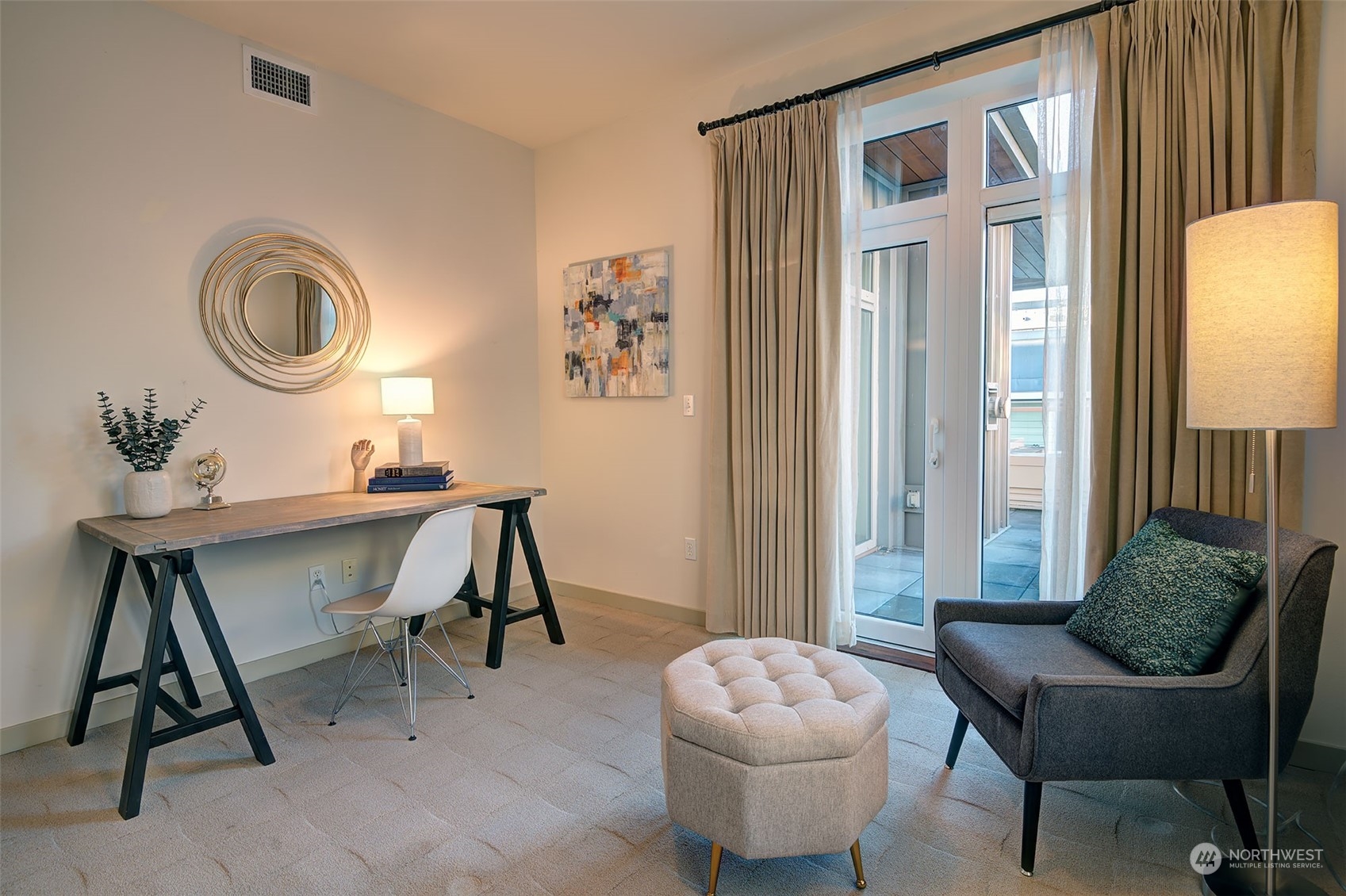 1530 Northwest Market Street, Unit 812 Seattle, WA 98107 - Photo 16 of 34 a workspace with furniture and a window