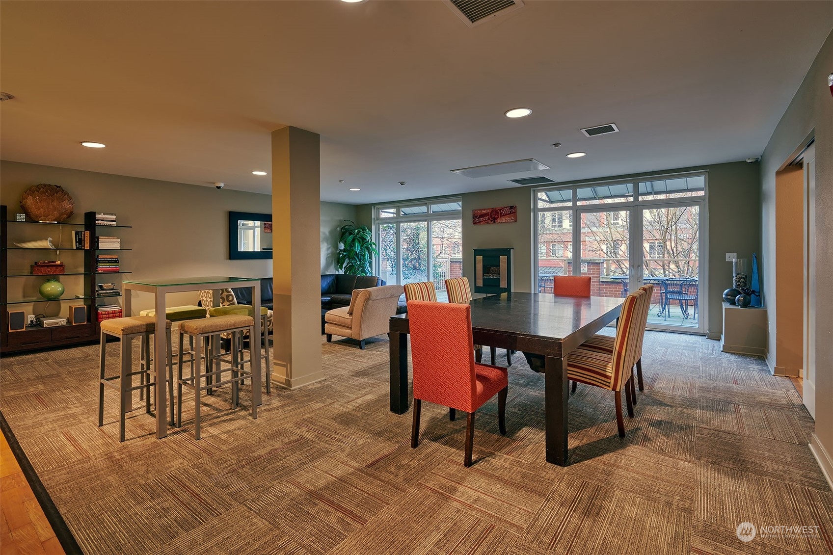 1530 Northwest Market Street, Unit 812 Seattle, WA 98107 - Photo 21 of 34 a dining room with furniture and a large window