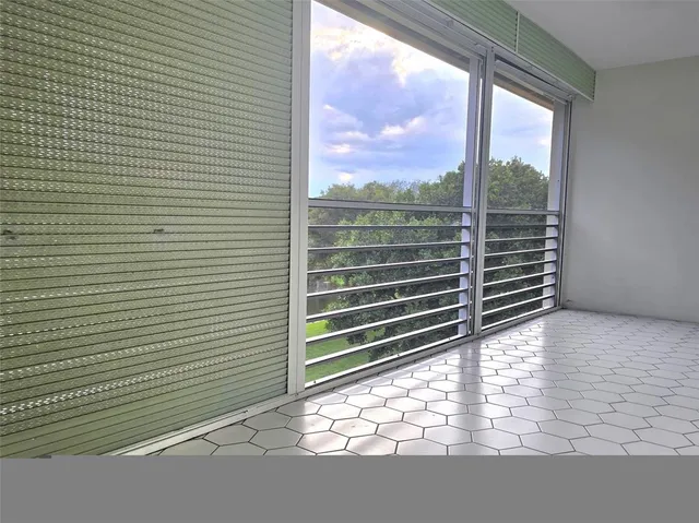 a view of a window in a room