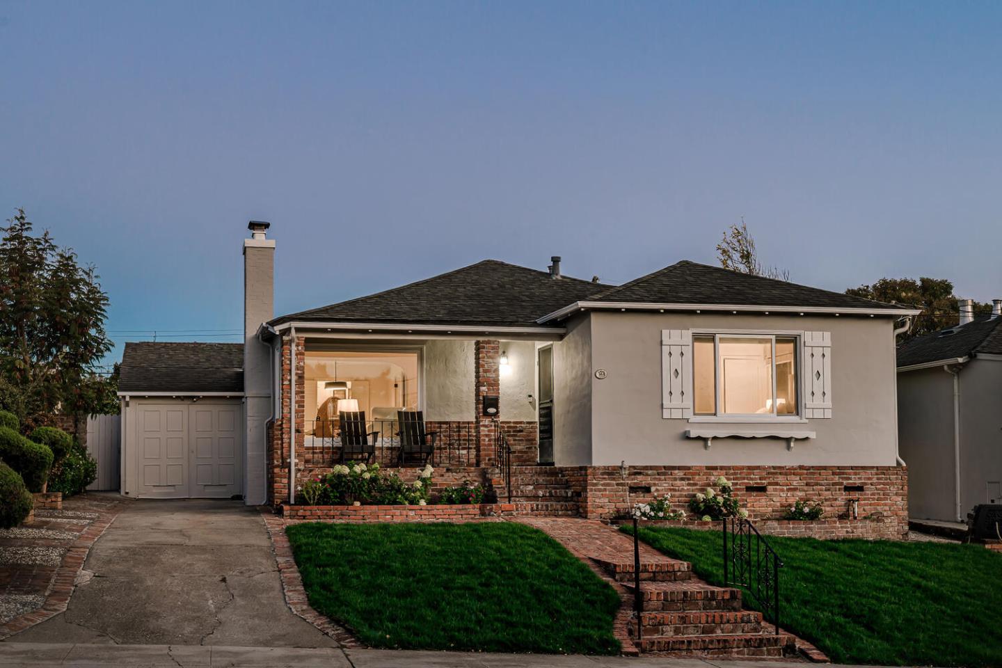 367 Millwood Drive Millbrae, CA 94030 - Photo 24 of 25 a front view of a house with a yard