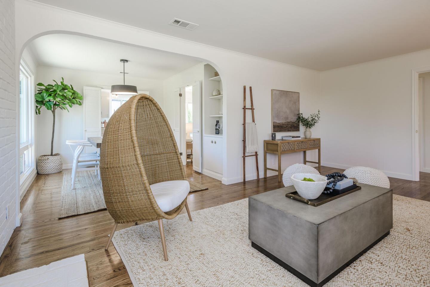 367 Millwood Drive Millbrae, CA 94030 - Photo 8 of 25 a living room with furniture and a wooden floor