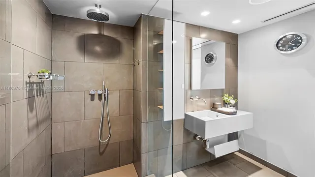 a bathroom with a sink and a bathtub