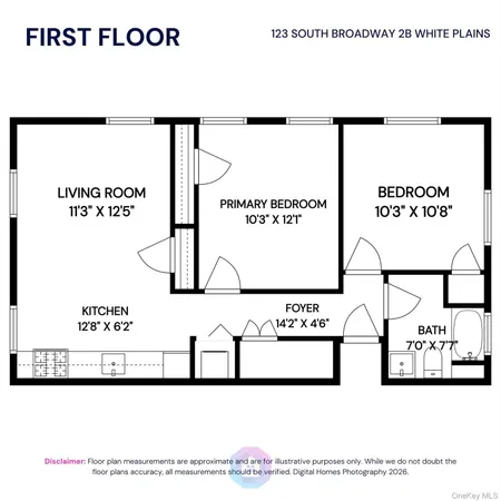 $3,300 | 123 South Broadway, Unit 2B, White Plains, NY 10605