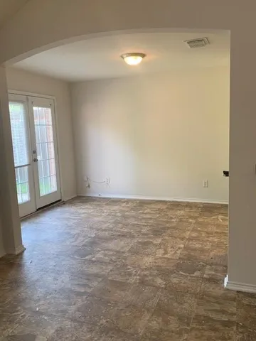 a view of an empty room